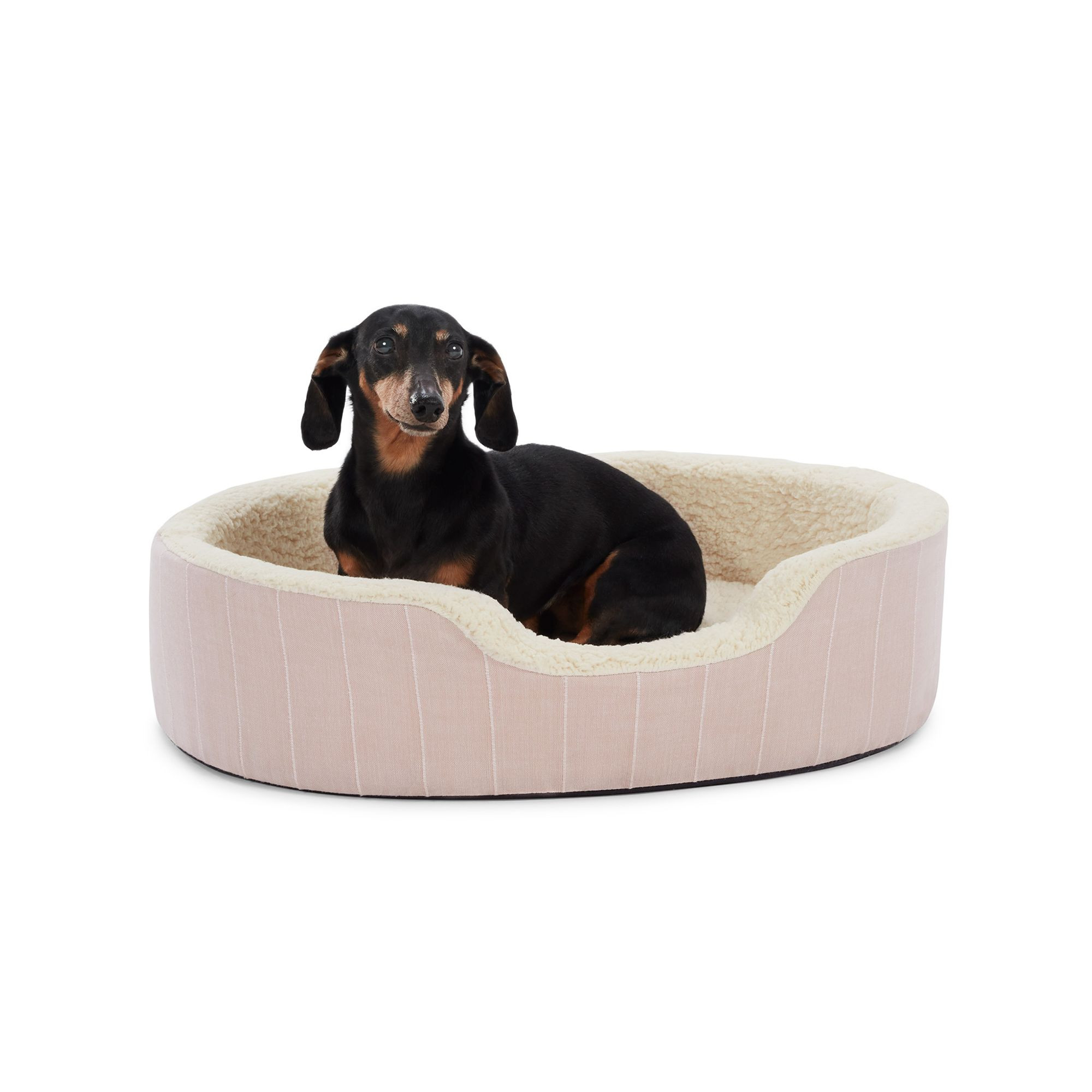 Top Paw® Orthopedic Cuddler Striped Dog Bed | PetSmart