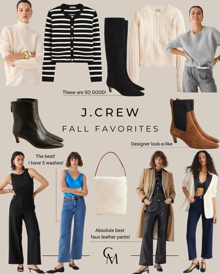 J.crew fall favorites. So many great wardrobe staples. 

#LTKCyberWeek #LTKSeasonal #LTKsalealert