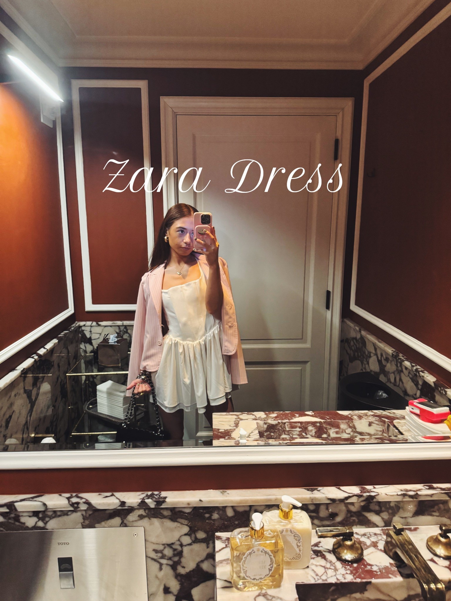 Zara Corset Ruched Dress 
Since it’s an older dress it’s not on the website but tagging a look alike <3! 
Zara Dress, White Dress, Graduation Dress, Wedding Dress, Cocktail Dress, Business attire. 
#white #whitedress #graduationdress #businesscasual #brunchoutfit #LTK  

#LTKWatchNow #LTKFestival #LTKWedding