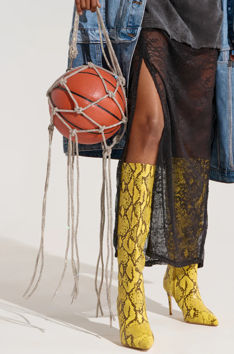 COURTSIDE BLING BASKETBALL PURSE | AKIRA