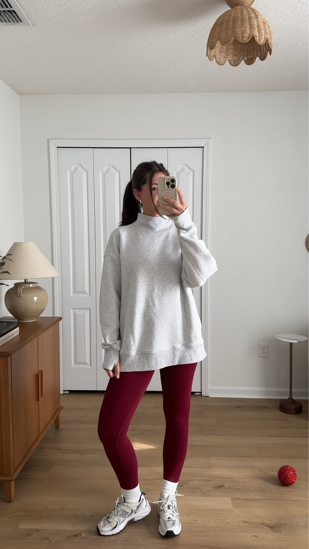 Morning walk outfit ✨ my fav mockneck sweatshirt! Wearing size small sweatshirt, xs leggings 

#LTKfitnessgoals #LTKootd #LTKActive