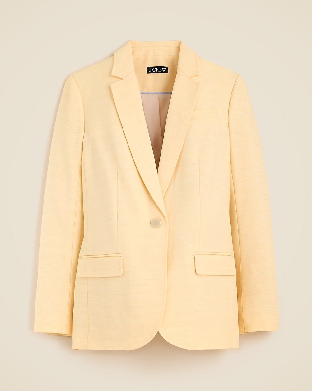 Relaxed blazer in luster canvas | J. Crew US