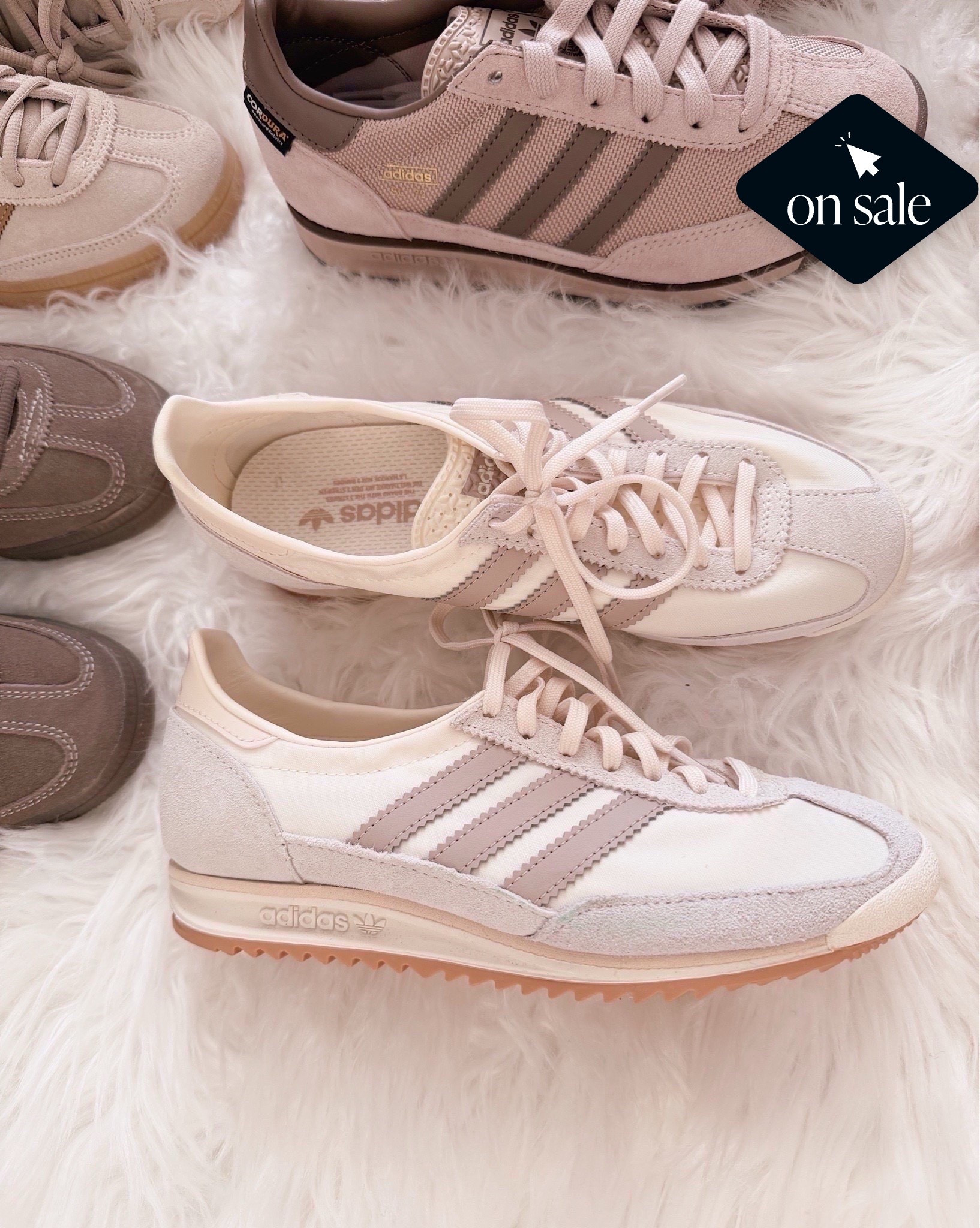 This neutral adidas sneaker is 50% off!

#LTKSaleAlert #LTKOver40 #LTKSeasonal