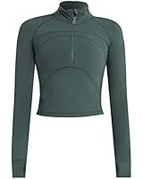 Specific Heart Women's Yoga Jacket 1/2 Zip Pullover Thermal Fleece Athletic Long Sleeve Running T... | Amazon (US)