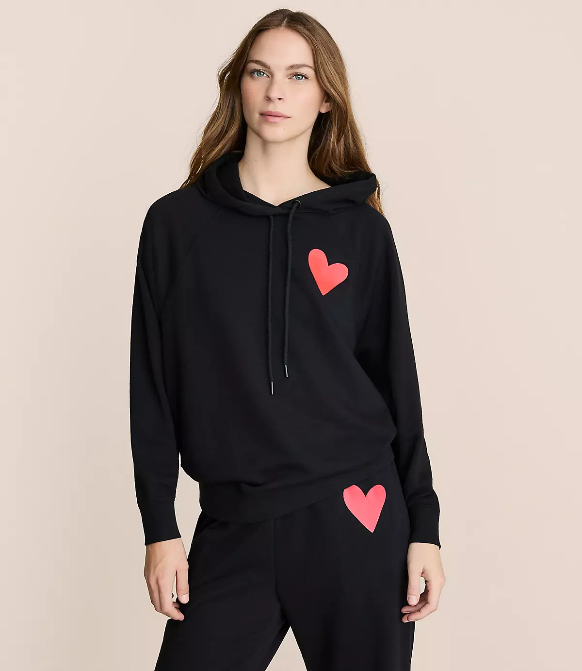 Lou & Grey Heart Cozy Cotton Oversized Hoodie | LOFT