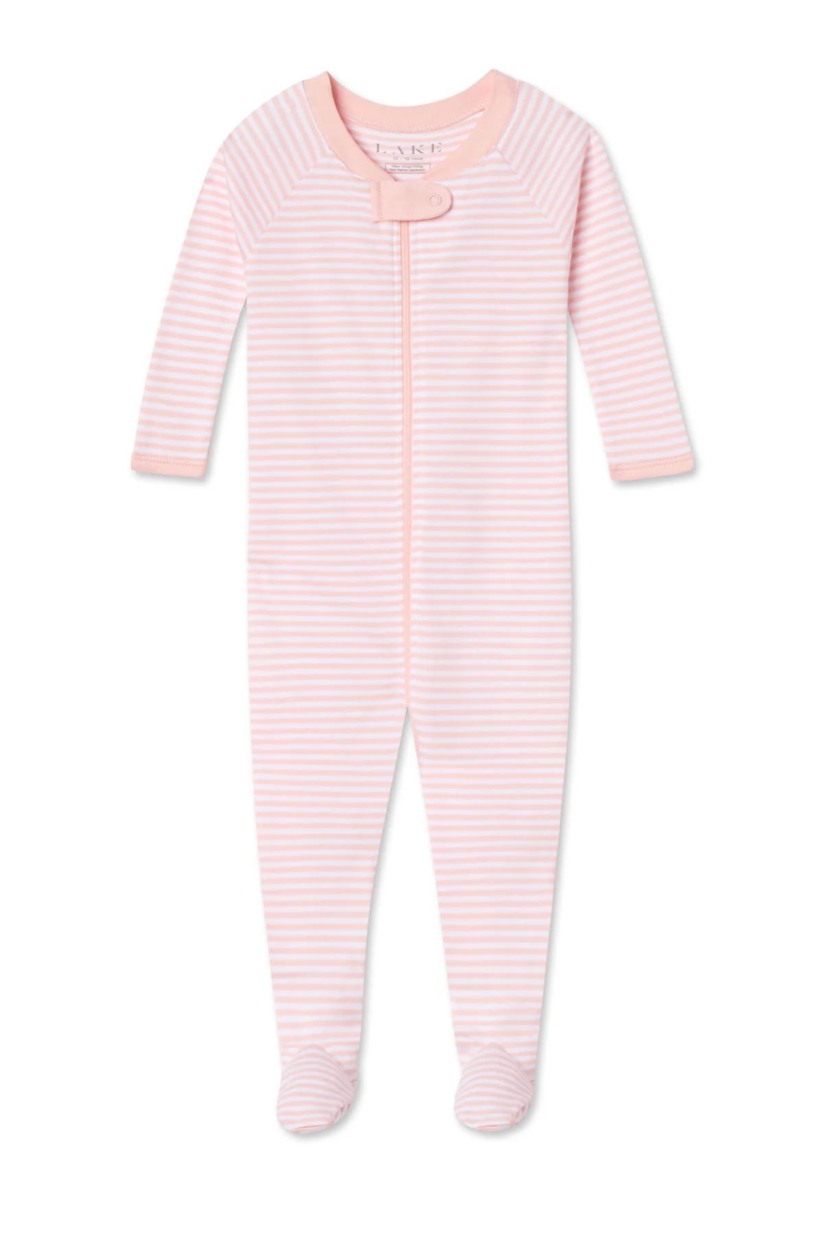 Baby Sleeper in English Rose Stripe | Lake Pajamas