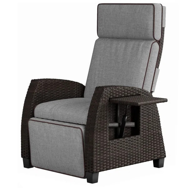 Bexar Recliner Patio Chair With Cushion | Wayfair North America