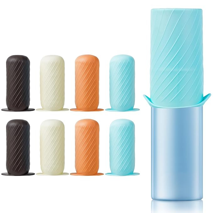 Bottle Covers for Travel, Leak Proofing, Travel Size Container Silicone toiletry sleeves, Leak Lo... | Amazon (US)