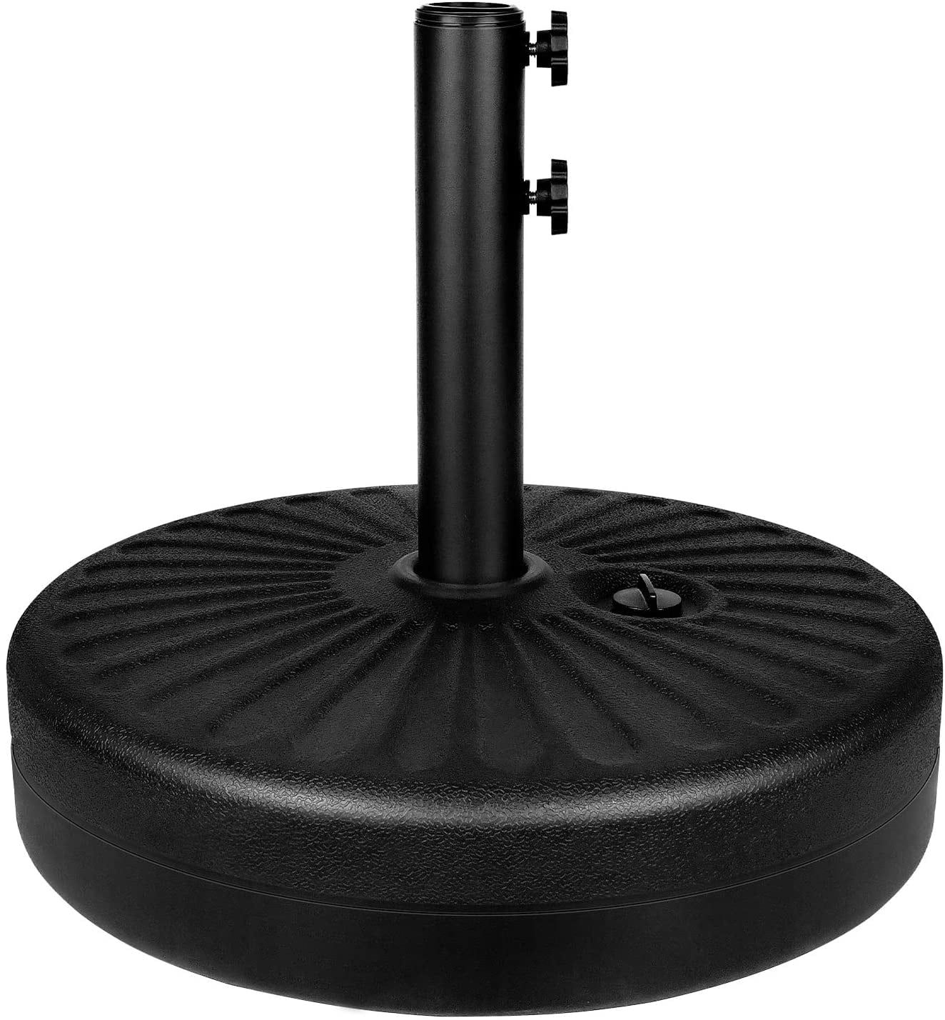 Simple Deluxe 20" Heavy Duty Patio Umbrella Base Stand with Steel Holder Water Filled ,50lbs Weig... | Walmart (US)