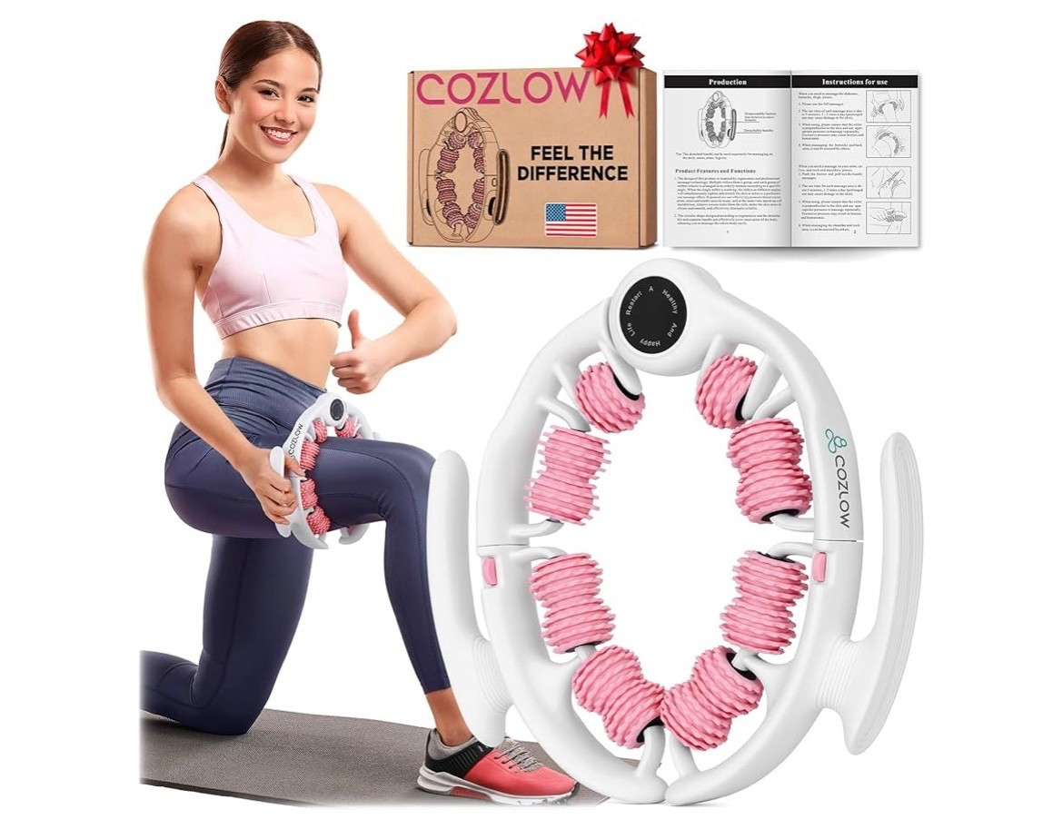 Amazon Find…

Pink Cellulite Massage Roller - with Detachable Roller Handles for Thighs, Legs & Buttocks - Fascia Massage Tool for Lymphatic Drainage & Deep Tissue Therapy.

I love using this, so relaxing and great for the lymphatic system.

#LTKSaleAlert #LTKActive #LTKFindsUnder50