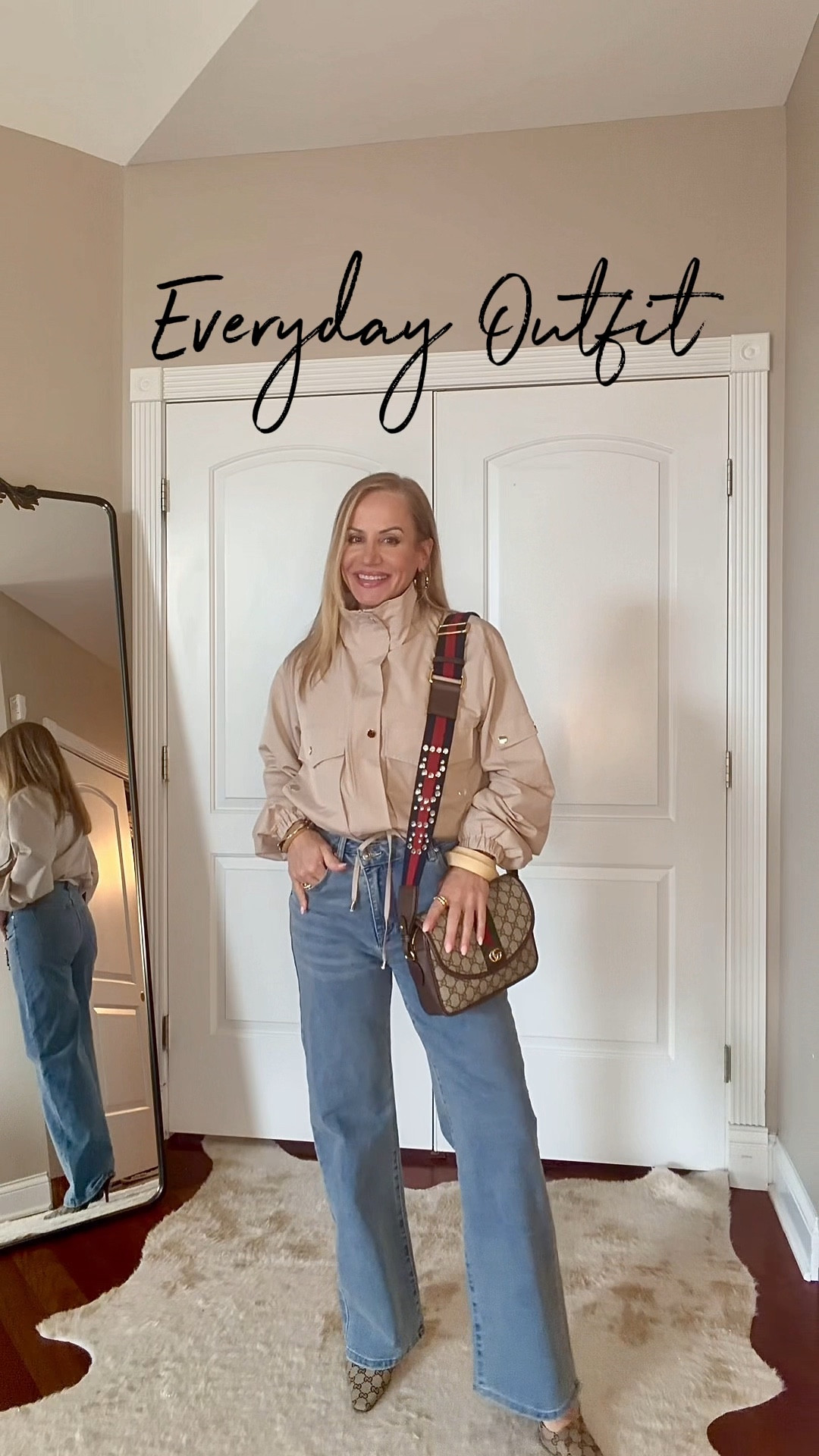 Loving this look for less, everyday outfit that’s giving high end mall vibes at a fraction of the mall price! These crossover front, high waisted, wide leg jeans, and fully lined, funnel neck, cropped jacket are perfectly on-trend pieces for building your spring wardrobe 🙌🏼

#LTKgrwm #LTKPetite #LTKootd