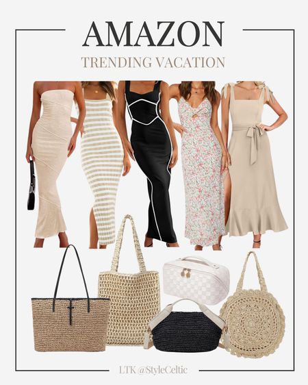 Amazon Trending Vacation Dresses and Bags ✨
.
.
Amazon vacation, Amazon dresses, wedding guest dresses, summer dresses, new dresses, neutral dresses, minimal dresses, black dresses, white dresses, beige dresses, striped dresses, tie strap dresses, floral dresses, maxi dresses, midi dresses, vacation bags, vacation purses, travel bags, makeup bags, fanny packs, straw bags, straw totes, black and beige bags, white dresses, Amazon finds, resort wear, cruise dresses, summer outfits, date night outfits, girly outfits, long dresses, beach dresses, photoshoot dresses, graduation party dresses, Hawaii dresses, lulus dresses, bridal dresses, travel finds, travel organizers, travel necessities, gifts for her, gift guide

#LTKStyleTip #LTKTravel #LTKFindsUnder100