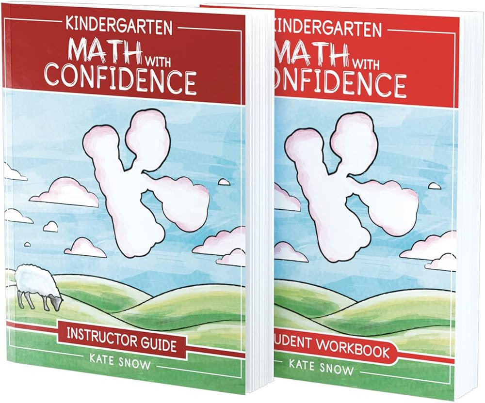 Kindergarten Math With Confidence Bundle: Instructor Guide & Student Workbook | Amazon (US)
