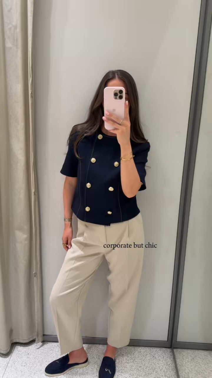 Corporate chic / workwear - styling - smart - spring outfit - short sleeve blazer 

#LTKsummer #LTKspring #LTKworkwear