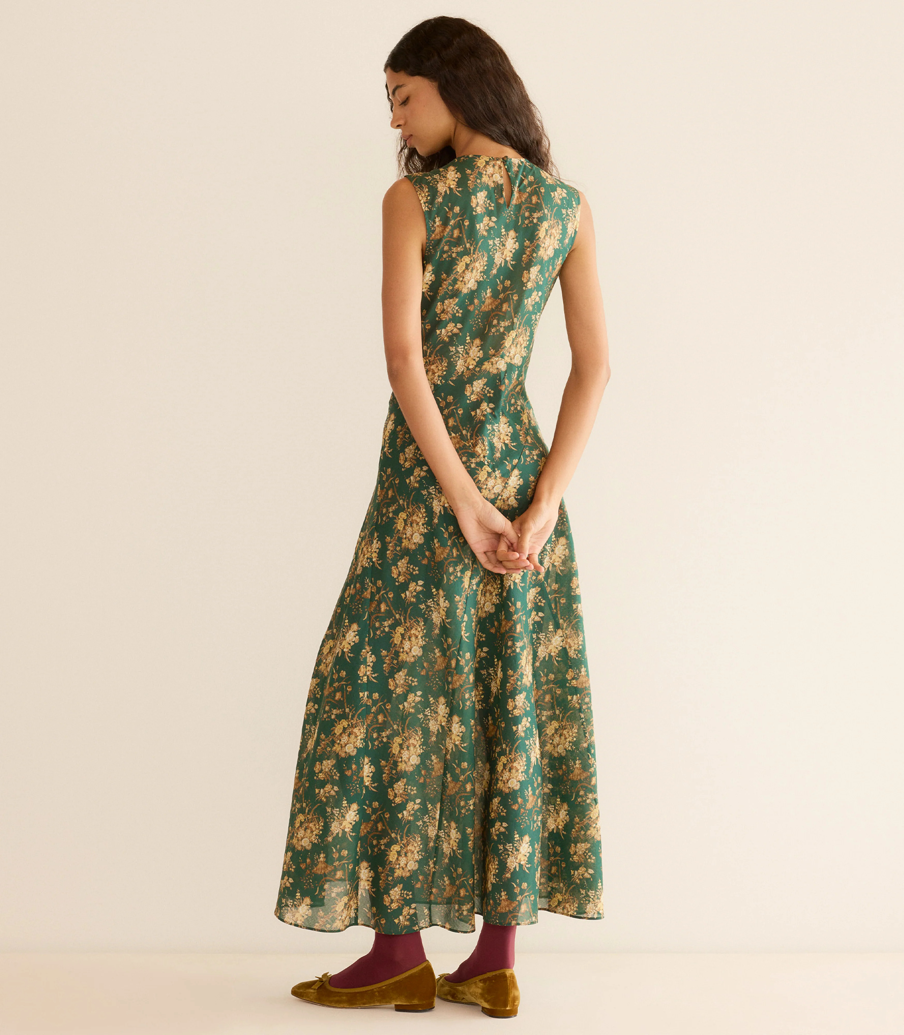 Ginette Dress - Liberty Floral Parasol | DÔEN | DOEN