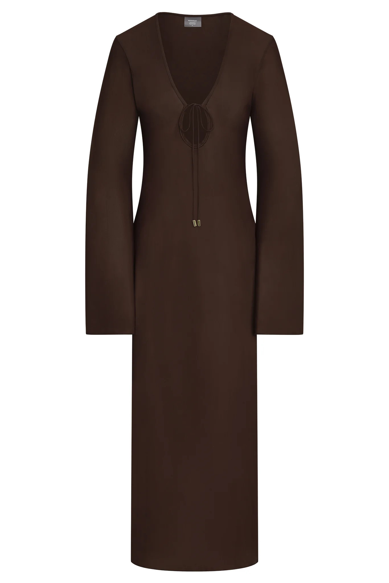 Marabella Kaftan - Espresso Tissue Jersey - Espresso Tissue Jersey / M | Monday Swimwear