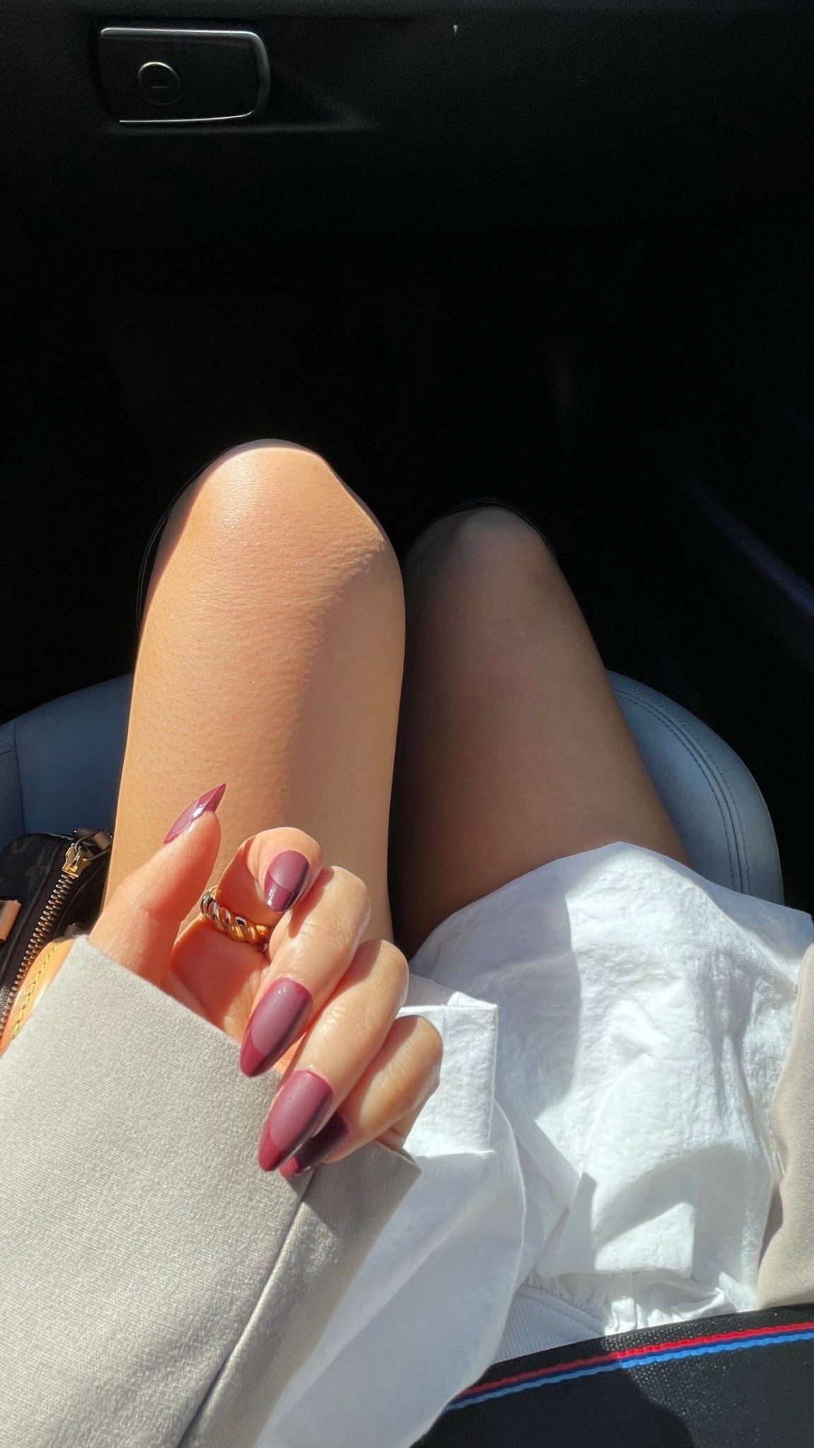 The perfect burgundy nails for Fall 🤍