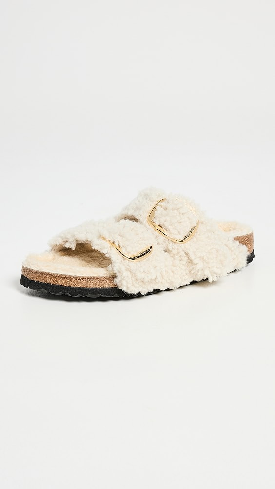 Birkenstock Arizona Big Buckle Teddy Sandals | Shopbop | Shopbop