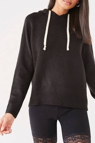 Raglan Knit Hoodie | Forever 21 (US)