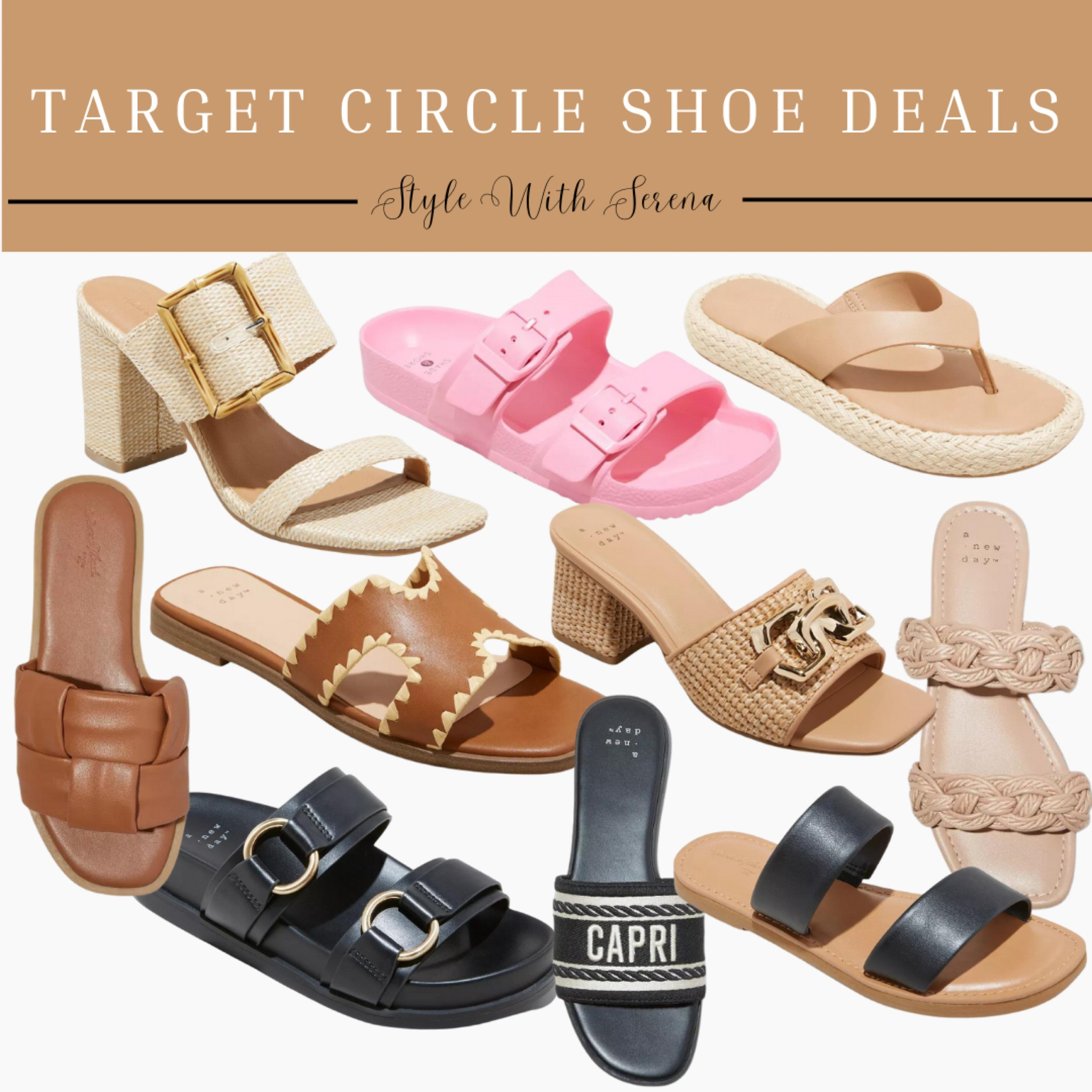 Target deals, target shoes, target sale, target circle week, target finds, target style, women’s sandals 

#LTKsalealert #LTKshoecrush #LTKxTarget