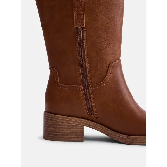 No Boundaries Women's Tall Riding Boot, Wide Width Available | Walmart (US)