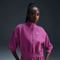 Nike Women's Sportswear Phoenix Fleece Oversized 1/2-Zip Crop Sweatshirt | Dick's Sporting Goods