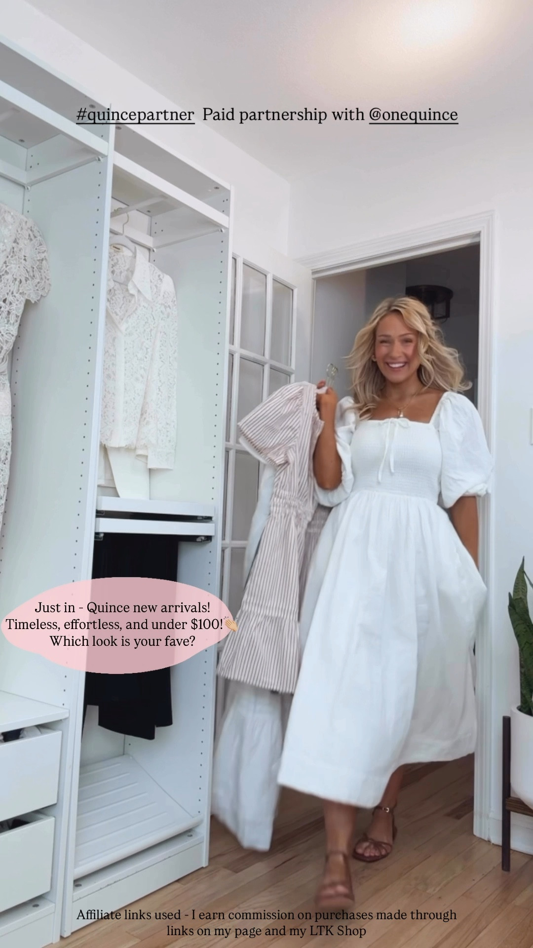 #quincepartner  Paid partnership with @onequince

Quince new arrivals for spring! Which look is your fave?