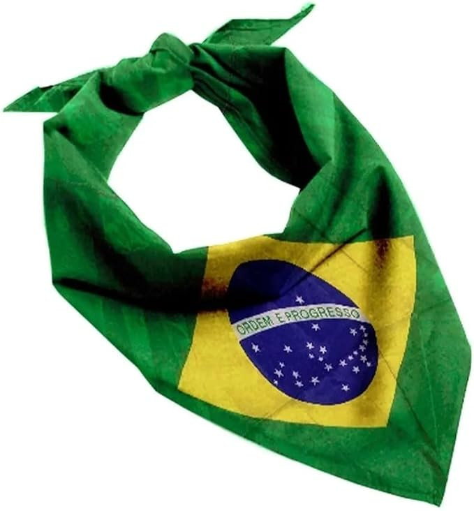 Bandana Copa Do Mundo Bandeira Do Brasil | Amazon (BR)