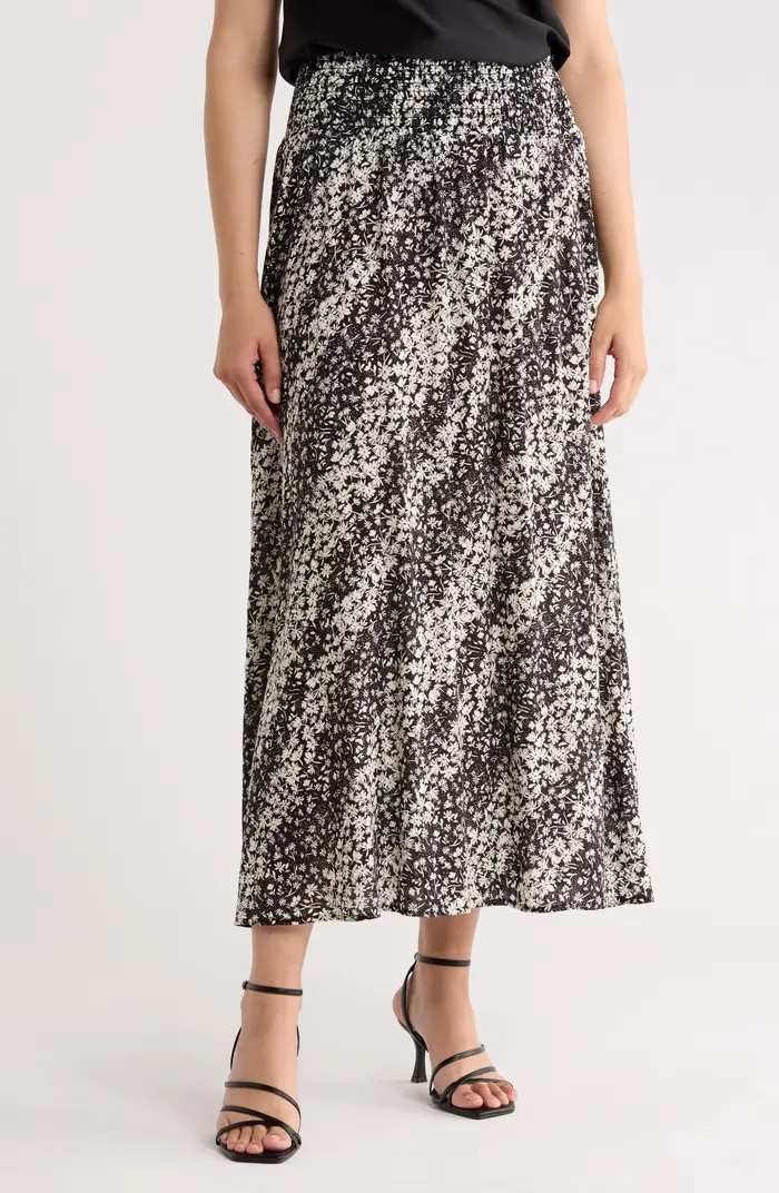 Smocked Waist Midi Skirt | Nordstrom Rack