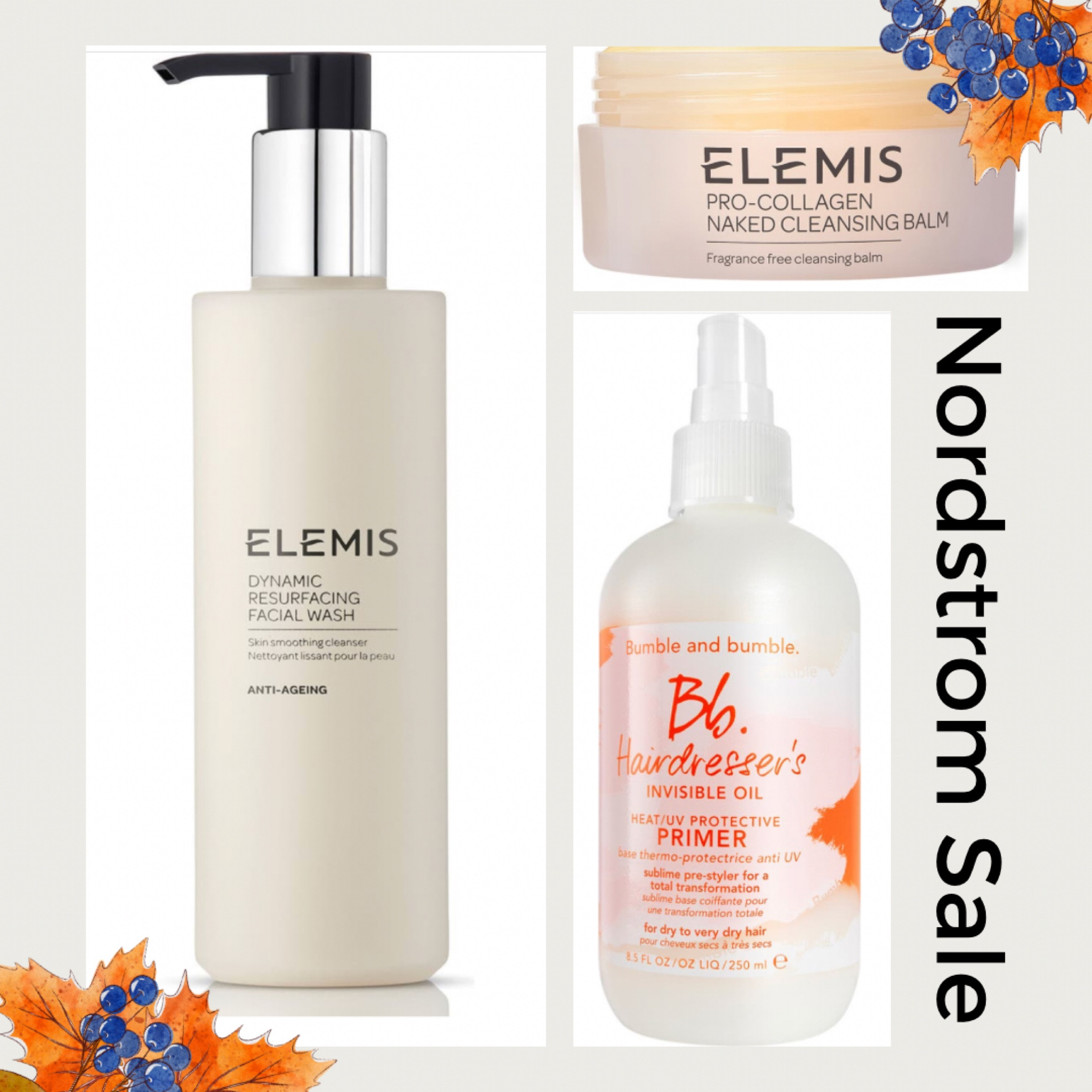 Nordstrom Fall Beauty Sale #Nordstrom #Elemis #BumbleandBumble #Beauty 

#LTKSale #LTKSeasonal #LTKbeauty