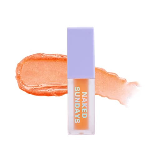 Naked Sundays SPF 50 Glow & Go Lip Oil – Salted Caramel | Lip Oil with Broad Spectrum SPF, Hydrating & Nourishing Lip Protection – 4.5ml | Amazon (US)
