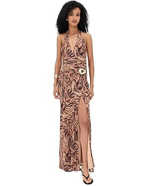 Women's Mabella Halter Maxi Dress | Amazon (US)