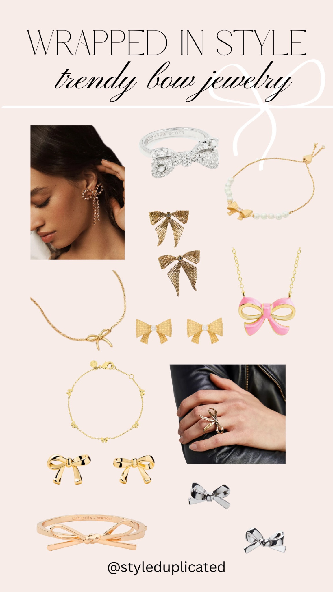 Gift guide featuring the season’s hottest trend…bow jewelry! Bows are everywhere and jewelry is such a cute way to add this trend into your daily look  

#LTKSaleAlert #LTKGiftGuide #LTKHoliday