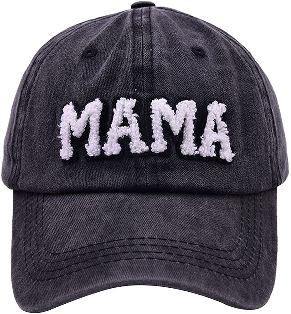 Waldeal Mama Hat for Women, Gifts for Mom, New Mom, Mom to Be, Adjustable Washed Distressed Baseb... | Amazon (US)