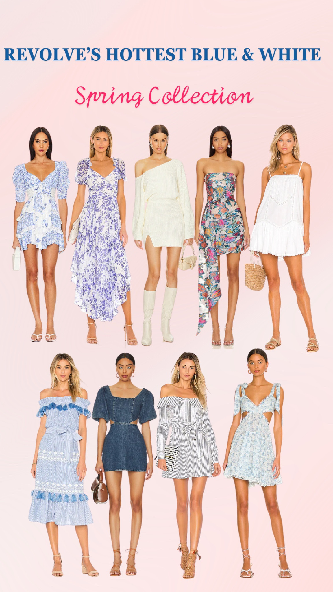 Nothing screams Spring like blue and white! Shop Revolve’s Spring Collection. Hint hint… some may be on SALE! 🛍️

#LTKsalealert #LTKparties #LTKSeasonal