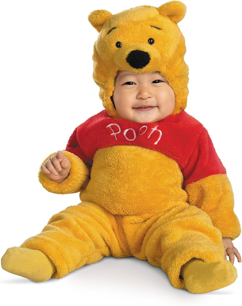 Winnie The Pooh Deluxe 2-Sided Plush Jumpsuit Costume (12-18 months) | Amazon (US)