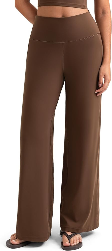 Colorfulkoala Dreamlux Women's High-Waisted Wide Leg Yoga Pants - Ultra Soft Casual Lounging Legg... | Amazon (US)