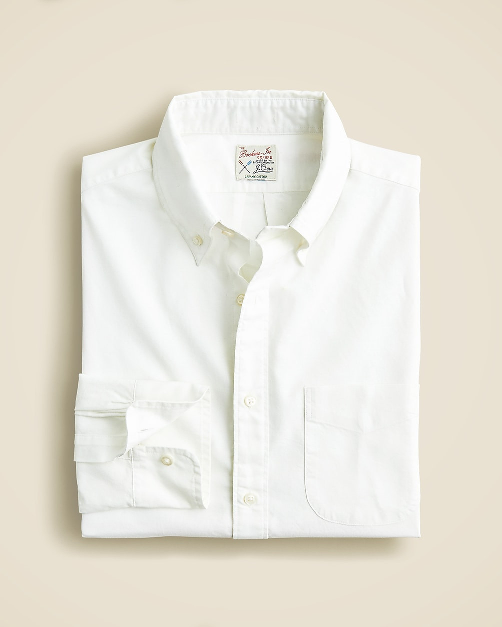 Broken-in organic cotton oxford shirt | J. Crew US