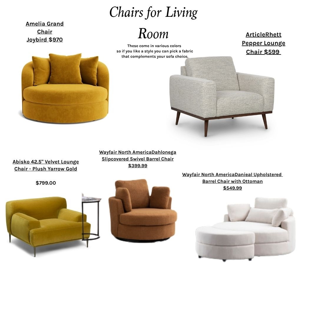 Cozy modern accent chairs for your living space.  

Modern accent chairs.  Upholstered furniture.  Living room chairs.  

#LTKSaleAlert #LTKHome #LTKFamily