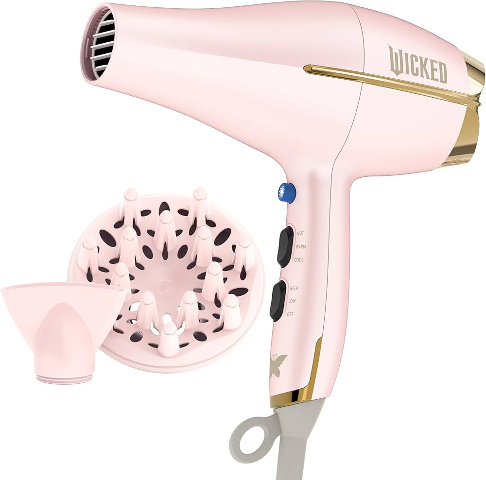 Wicked Glinda Hair Dryer with Diffuser from Conair | INFINITIPRO by CONAIR Hair Dryer with Cerami... | Amazon (US)