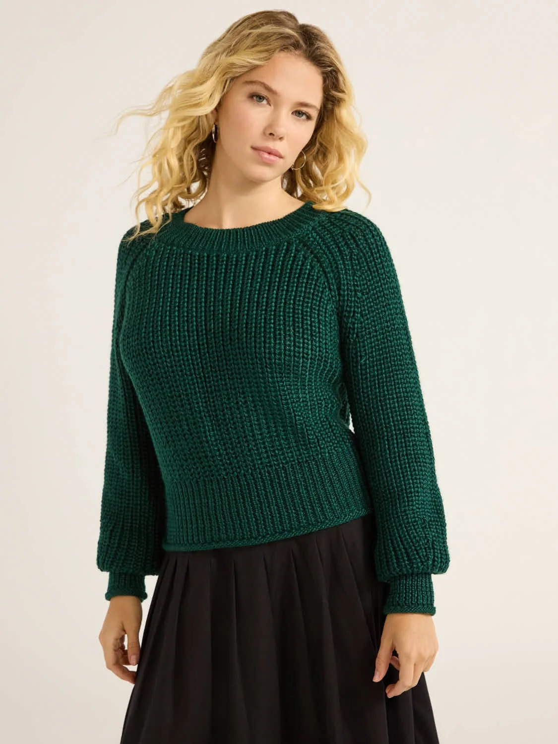 Free Assembly Women’s Pullover Sweater with Long Raglan Sleeves, Midweight, Sizes XS-XXXL | Walmart (US)