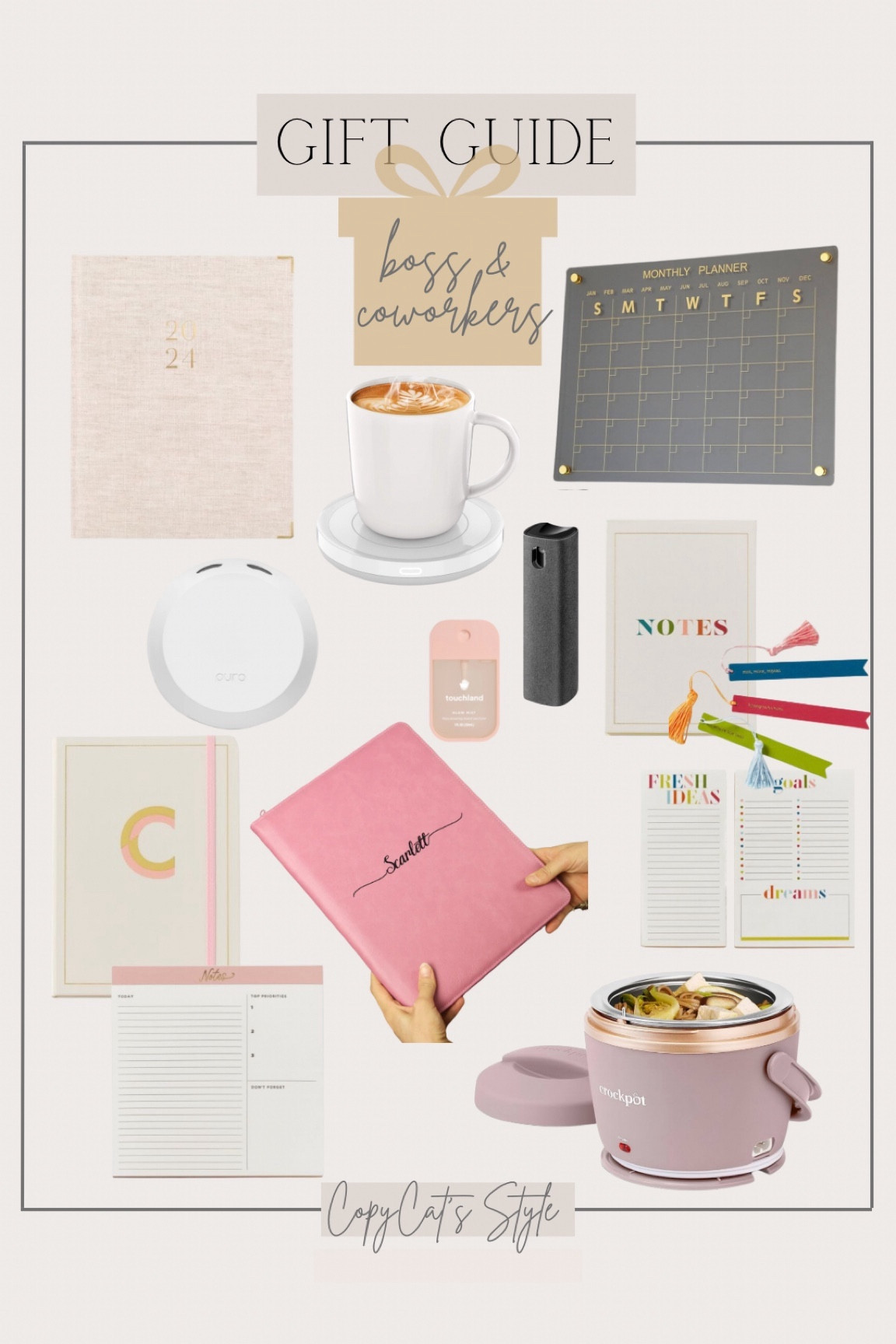 Gift Guide for Coworkers, Gift Guide for your Boss, gift ideas for coworkers, gift ideas for the boss

#LTKGiftGuide #LTKfindsunder50 #LTKHoliday