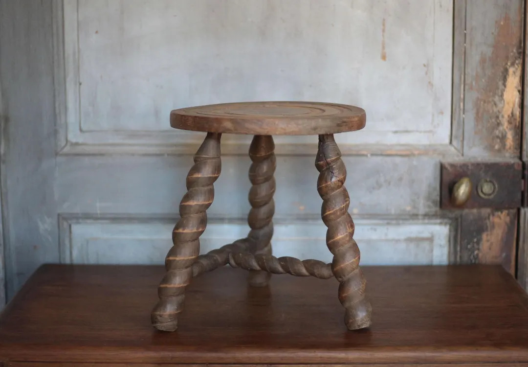 Vintage stool, old wooden stool, tripod stool, interior decoration, wooden stool, stool | Etsy (US)