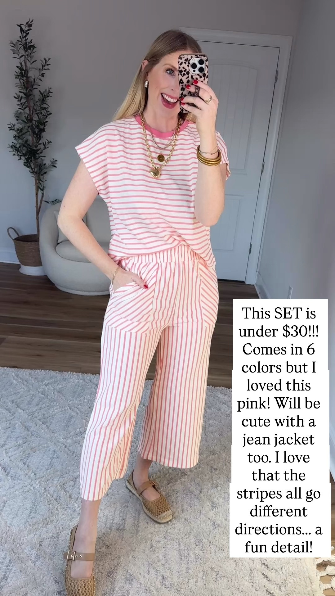 Amazon fashion, Amazon try on, pink stripe outfit set

#LTKmomlife #LTKootd