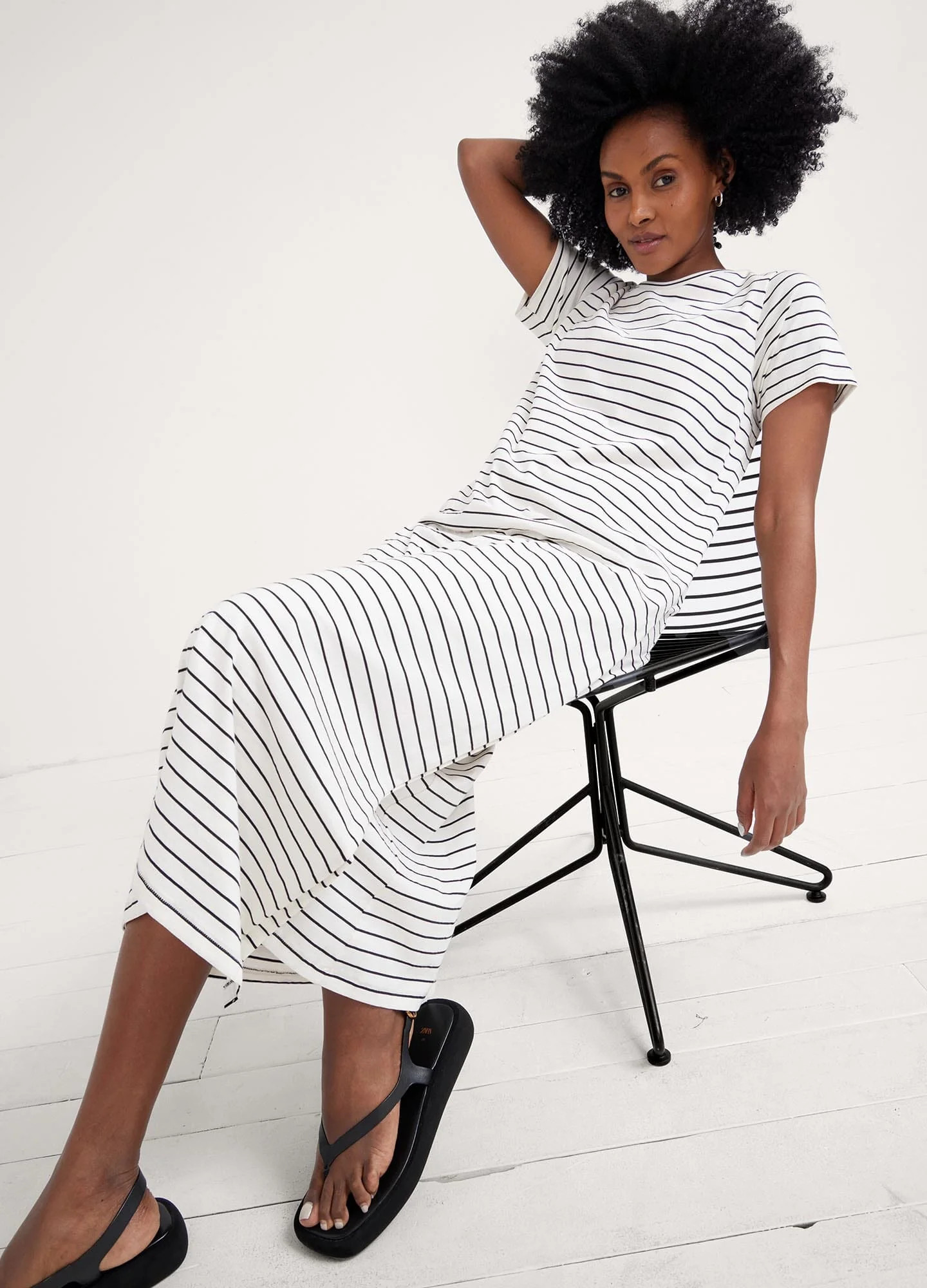The Easy Going Nursing Tee Dress | HATCH Collection