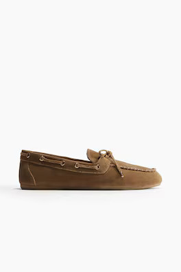 Napped Loafers - Dark brown - Ladies | H&M CA | H&M (US + CA)