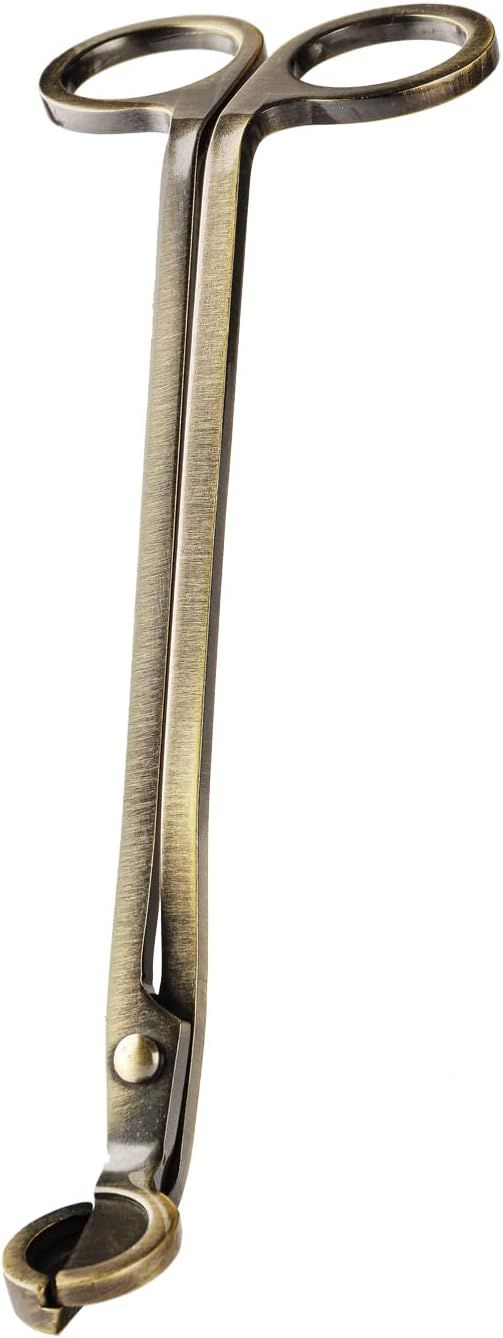 Brass Candle Wick Trimmer, Wick Cutter with Sharp Angled Blades Elegant and Sturdy Great Gift for... | Amazon (US)