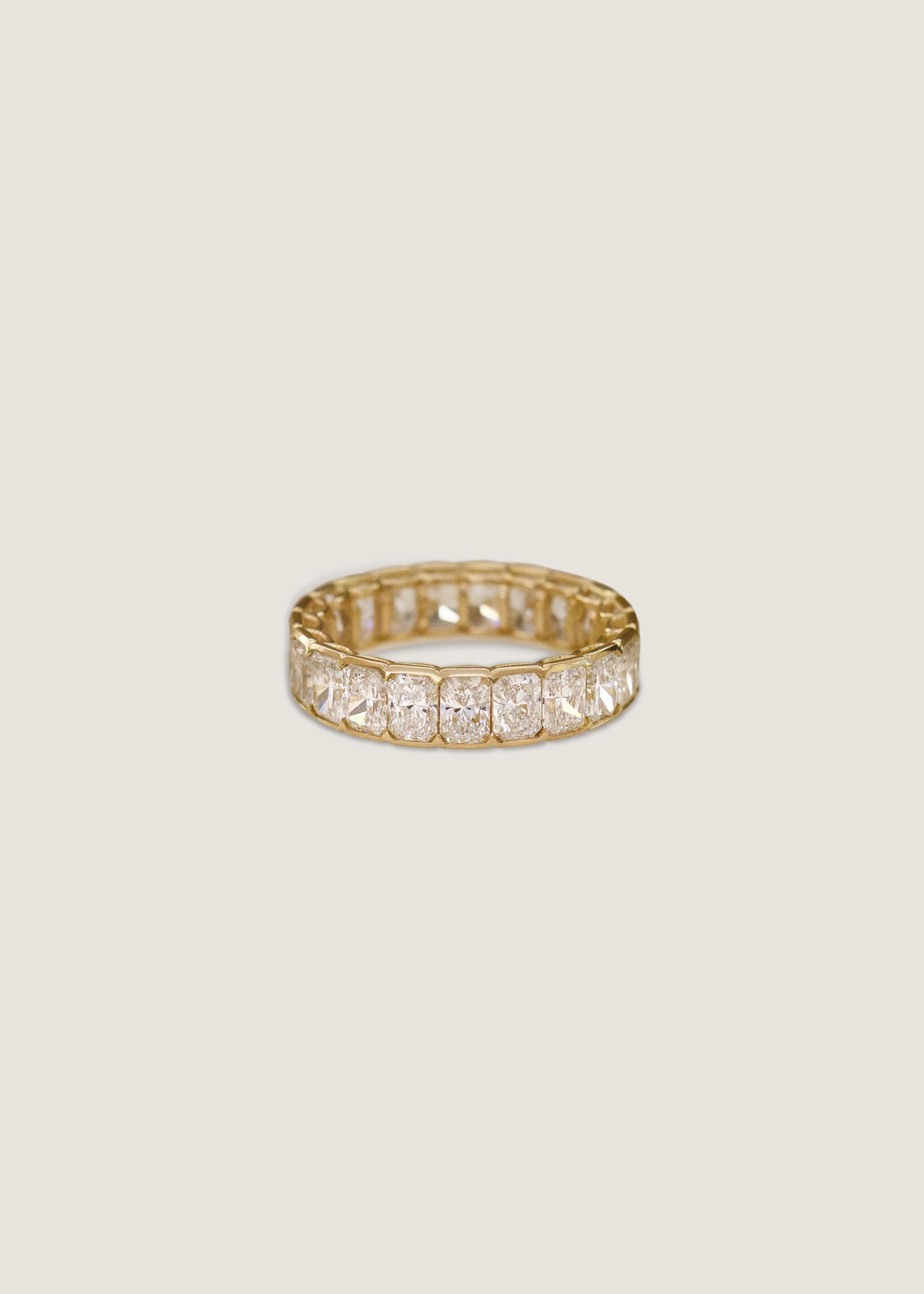 Jane Radiant Eternity Ring Diamond Yellow Gold - Kinn | Kinn