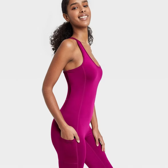 J. Dow Fitness Black History Month Women's Bodysuit - Berry Pink | Target