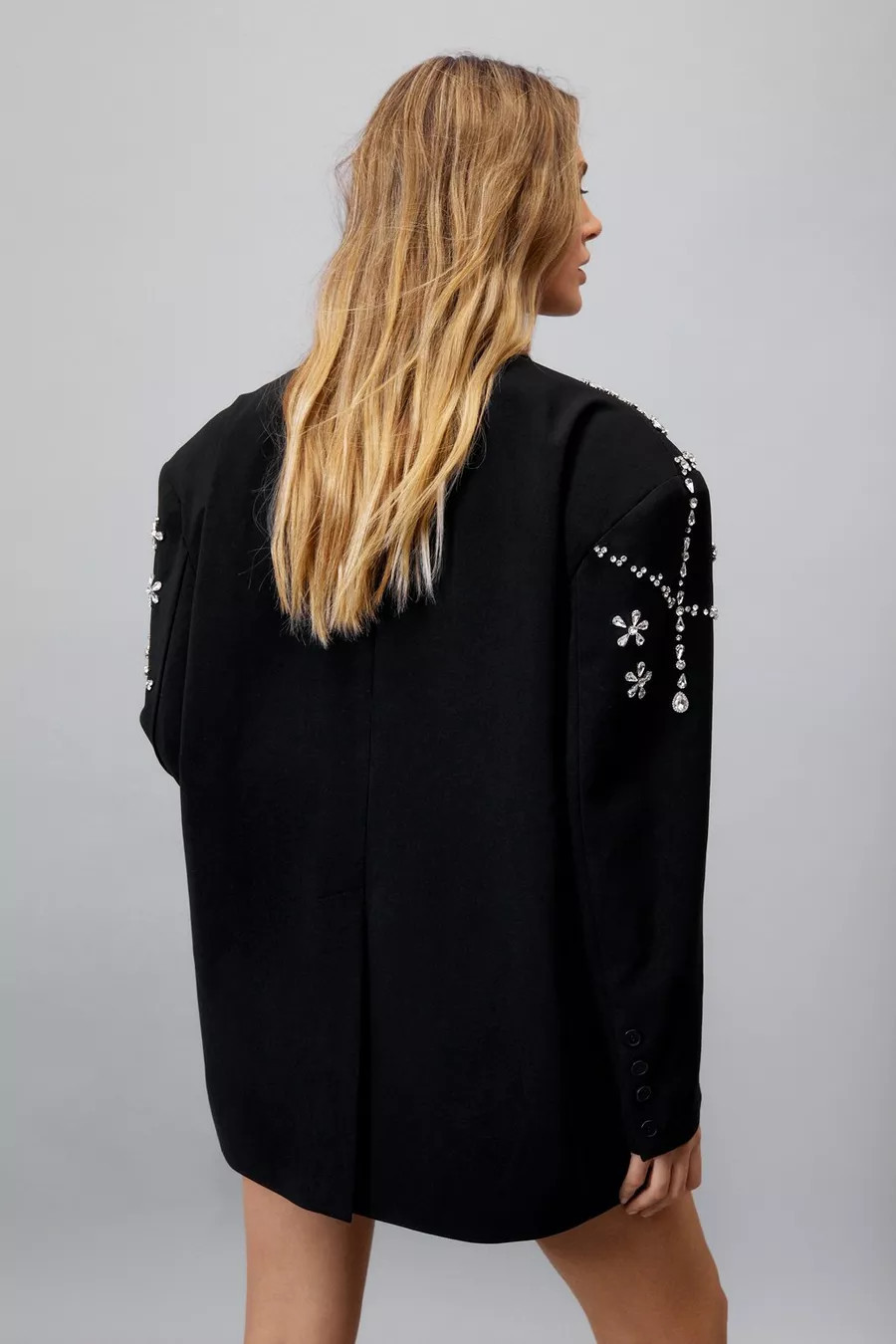Premium Embellished Single Breasted Blazer | Nasty Gal US